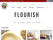 Tablet Screenshot of blog.kingarthurflour.com